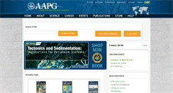 Desktop Screenshot of bookstore.aapg.org