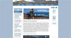 Desktop Screenshot of foundation.aapg.org